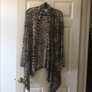 leopard print light jacket